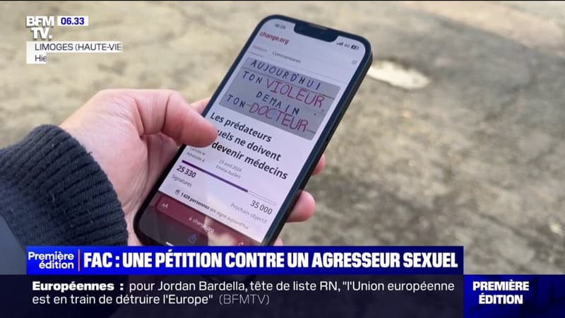 Limoges: une pétition contre un agresseur sexuel réintégré à la fac de médecine malgré sa condamnation 