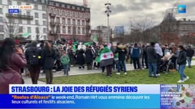 Strasbourg: la joie des réfugiés syriens après la chute du régime de Bachar al-Assad