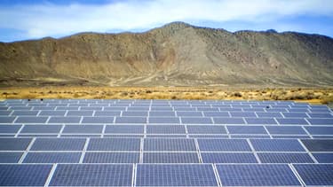 Un champ de panneaux solaires dans le Nevada, aux Etats-Unis