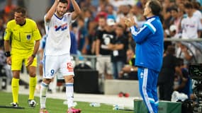 André-Pierre Gignac et Marcelo Bielsa