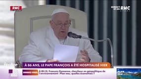 A 86 ans, le Pape François a été hospitalisé hier 