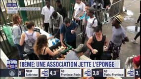 Porte de la Chapelle, un collectif d'aide aux migrants dénonce l'abandon de l’Etat et jette l’éponge