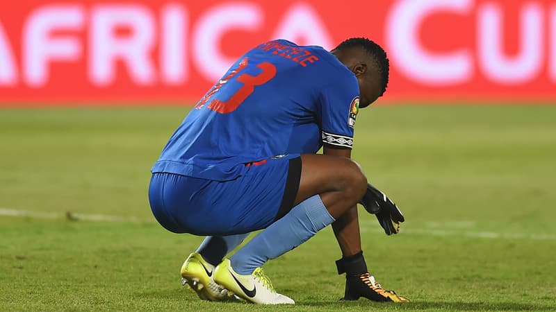 Elvis Chipezeze, lors de Zimbabwe-Congo le 30 juin 2019
