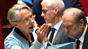 Elisabeth Borne à l'Assemblée nationale, ce mardi 4 juillet 2023.