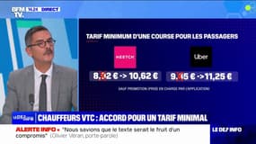 VTC: accord pour une hausse des tarifs minimaux garantis aux chauffeurs