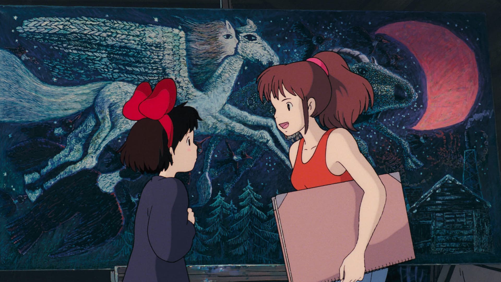 Une scène de "Kiki la petite sorcière"