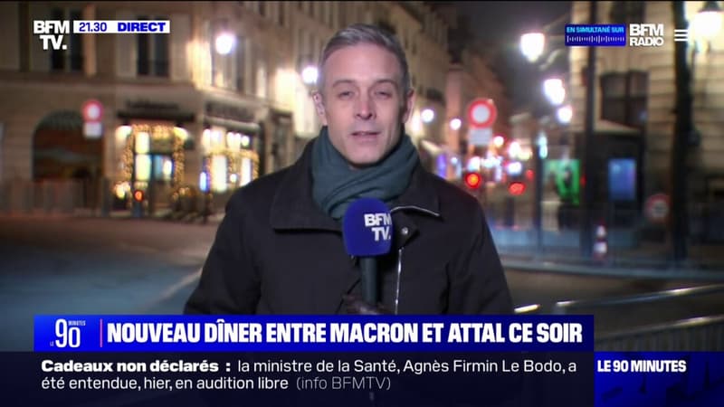 Remaniement: Emmanuel Macron et Gabriel Attal dînent une nouvelle fois ensemble à l'Élysée