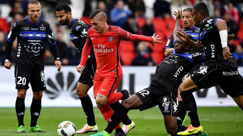 Marco Verratti, lors de PSG-Bastia