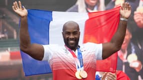 Teddy Riner après les JO de Tokyo, à Paris le 2 août 2021