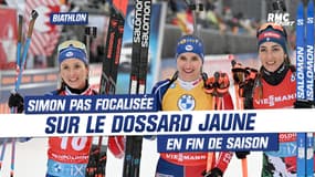 Biathlon : "Encore beaucoup de choses à aller chercher", Simon pas focalisée sur le dossard jaune