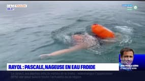 Rayol: Pascale, nageuse en eau froide