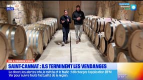 Ce matin, on a rendez-vous à Saint-Cannat pour parler des vendanges 