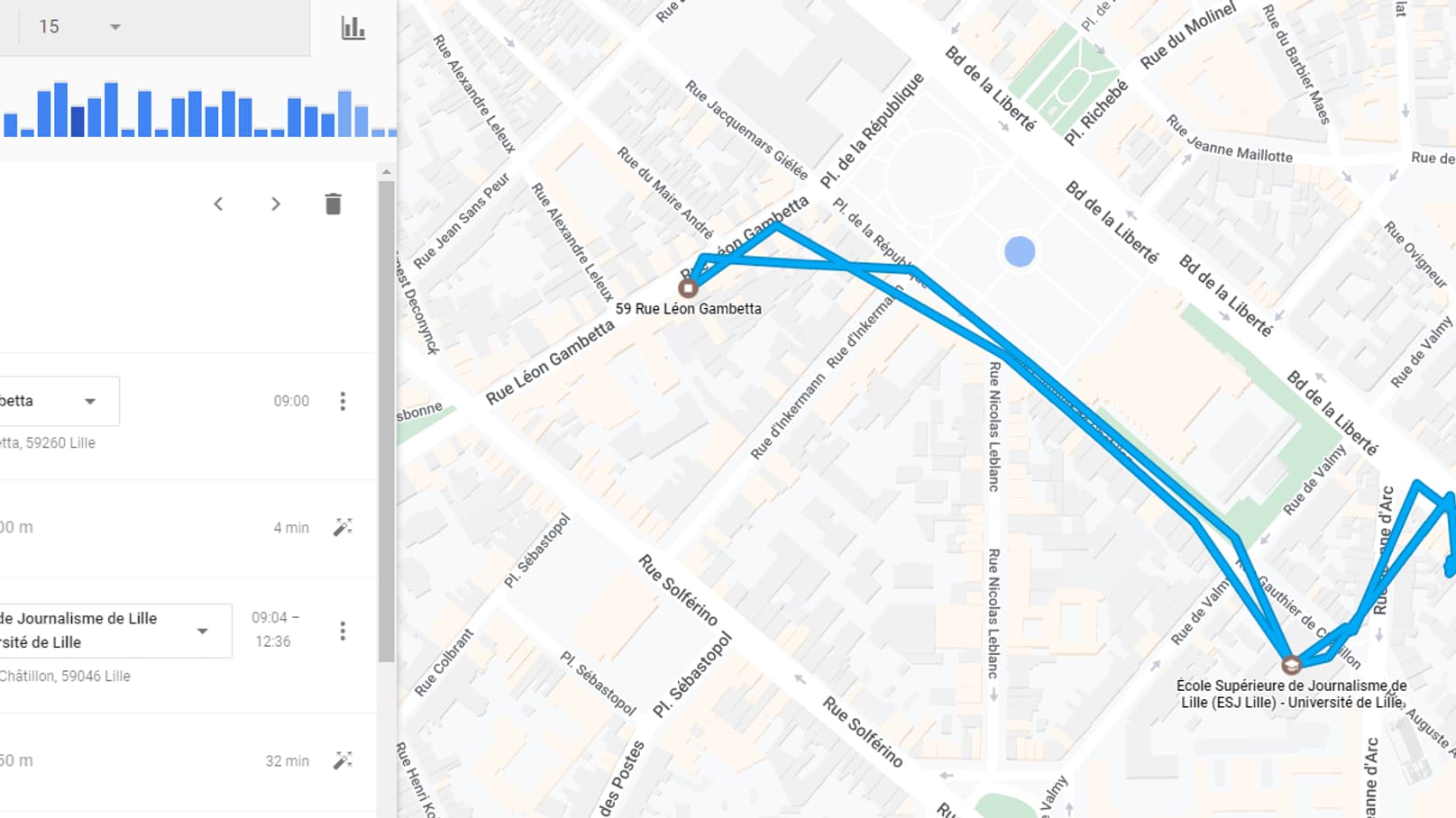 Le service de cartographie peut enregistrer votre localisation en temps réel et en contenu. Le service de cartographie peut enregistrer votre localisation en temps réel et en contenu.