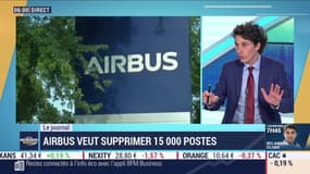 Airbus veut supprimer 15.000 postes dans le monde
