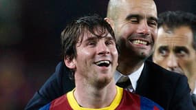 Leo Messi et Pep Guardiola