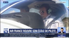 Air France rouvre son école de pilote
