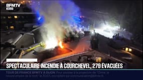 Incendie à Courchevel: 279 personnes évacuées et relogées