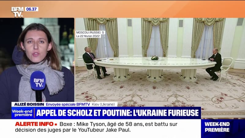 Appel d'Olaf Scholz et Vladimir Poutine: un coup de fil critiqué par l'Ukraine