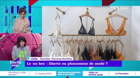 "Je suis 'no bra' depuis ma naissance !" Julie, auditrice RMC a 77 ans et n'a jamais porté de soutien-gorge de sa vie.