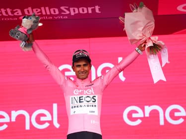 Jhonatan Narvaez lors de la première étape du Giro, le 4 mai 2024.