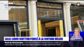 Lille: la boutique Louis Vuitton cambriolée à la voiture-bélier ce mercredi matin