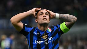 Lautaro Martinez avec l'Inter Milan, le 6 mai 2025