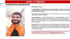 Appel à témoins François Drid dans le Bas-Rhin 
