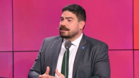 Guillaume Kasbarian, le ministre de la Fonction publique, sur le plateau des Grandes Gueules le 18 novembre 2024