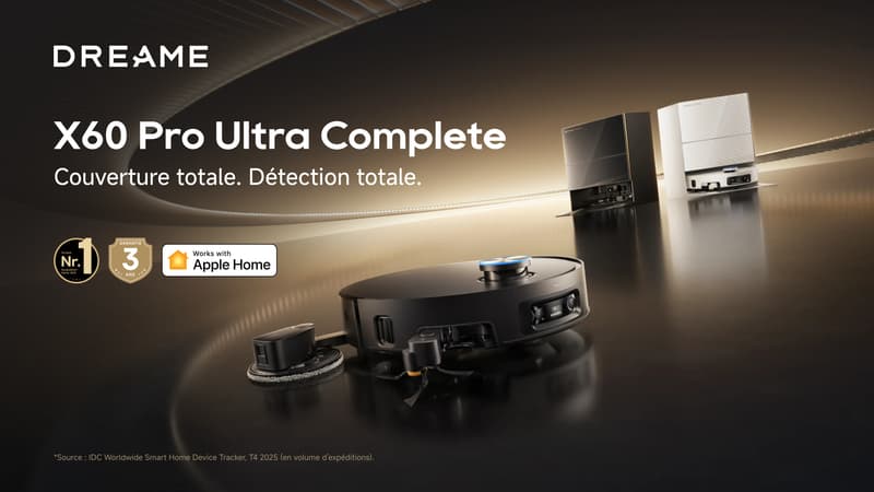 Dreame X60 Pro Ultra Complete : l’aspirateur robot laveur qui nettoie votre domicile dans les moindres recoins