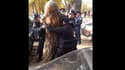 Un homme déguisé en Chewbacca, personnage mythique de la Guerre des Étoiles de Georges Lucas, a été arrêté et condamné à payer une amende pour avoir désobéi à la police pendant des élections locales en Ukraine.