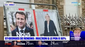 Saint-Georges de Reneins : Emmanuel Macron et Marine Le Pen à 50%