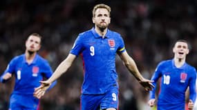 Harry Kane avec l'Angleterre, le 26 mars 2022.