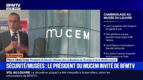 Cambriolage au Louvre: "C'est une responsabilité pour nous de montrer nos collections au public", affirme Pierre-Olivier Costa, président du Mucem