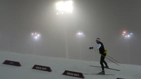 Martin Fourcade hier dans le brouillard.