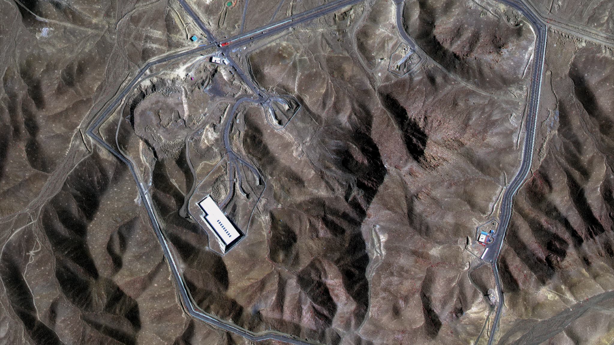 The Fordo Nuclear Site in Iran, on June 19, 2025, before US attacks. The Fordo Nuclear Site in Iran, on June 19, 2025, before US attacks.