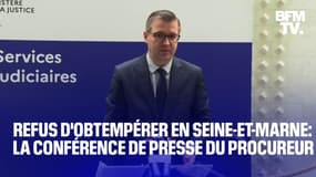 Refus d'obtempérer en Seine-et-Marne: l'intégralité de la conférence de presse du procureur de la République de Meaux 