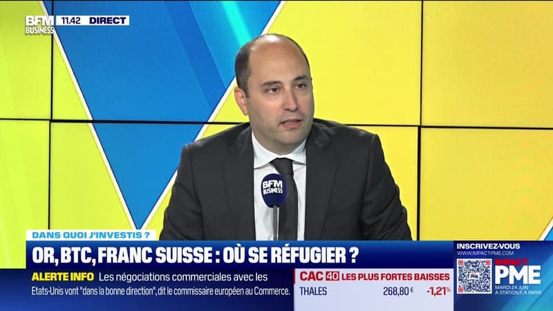 Dans quoi j'investis ? : Or, BTC, franc suisse... où se réfugier ? - 04/06