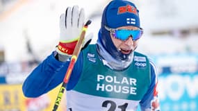 Le skieur finlandais Remi Lindholm, le 26 novembre 2023