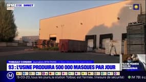 La première usine de masques d'Ile-de-France verra le jour début mai au Blanc-Mesnil, en Seine-Saint-Denis