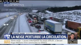 Neige: l'Hérault en alerte rouge (1/2)