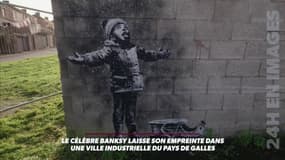 Banksy laisse son empreinte dans une ville industrielle du Pays de Galles
