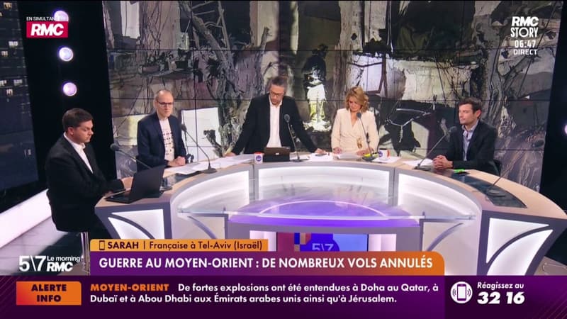 Guerre au Moyen-Orient : "On n'a pas eu plus de 20 minutes hors abris"