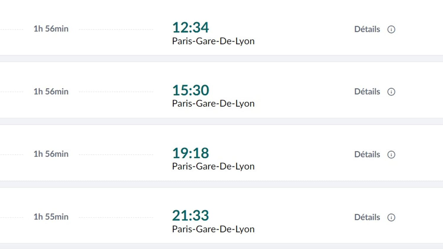 Les trains du 26 juillet sont toujours réservables chez Trenitalia