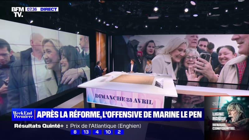 ÉDITO - Après la réforme des retraites, l'offensive de Marine Le Pen