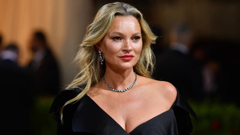 Le mannequin Kate Moss, en mai 2022.