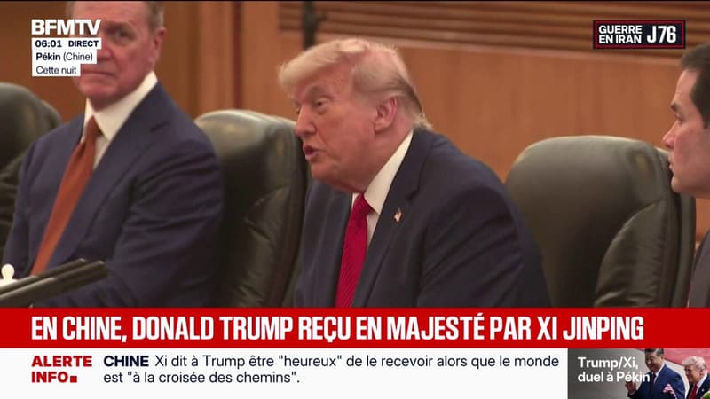 "C'est un honneur d'être votre ami": les premiers mots échangés entre Donald Trump et Xi Jinping à Pékin dans le cadre d'une visite d'État