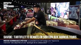 Une tartiflette géante en Savoie réalisée pour soutenir les élevages ravagés par la dermatose