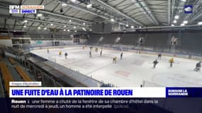 Rouen: une fuite d'eau à la patinoire de l'Île Lacroix après les violents orages