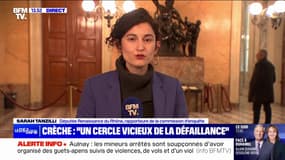 Crèche: "On a besoin de rehausser le taux d'encadrement et la présence d'adultes mieux formés" affirme Sarah Tanzili (rapporteure de la commission d'enquête)