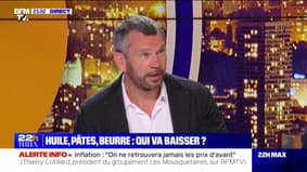Prix de l'alimentaire: "On aura cassé le pic d'inflation en septembre", estime Thierry Cotillard, président du groupement “Les Mousquetaires” 